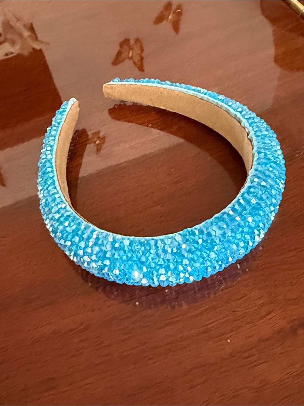 Turquoise Crystal adult Headband